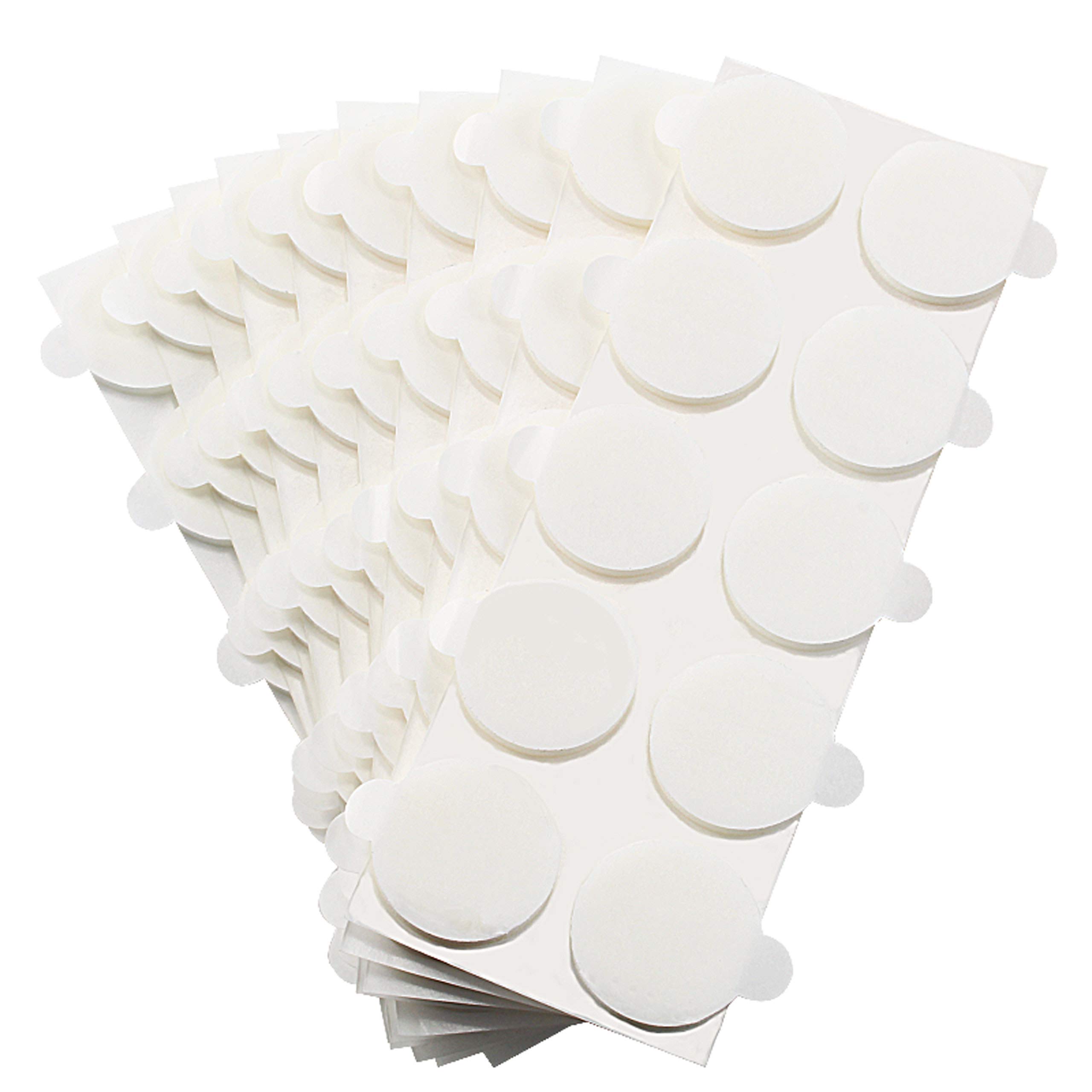 Klebeshop24 Double-sided foam adhesive points, 3 mm thick, size and quantity, adhesive dots for rough and uneven surfaces, adaptable and strong adhesive, (diameter 15 mm, pack of 100).