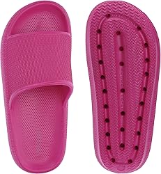 BRONAX Slides for Women Recovery Hot Pink Pillow