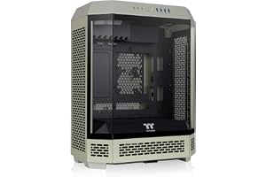 Thermaltake Tower 600 Matcha Green Mid-Tower ATX Case; 3 Tempered Glass Panels; Hidden-Connector Motherboard Support; Rotatio
