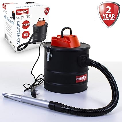 Marko Electrical 1200w Ash Vacuum Hoover Fireplace Cleaner Wood