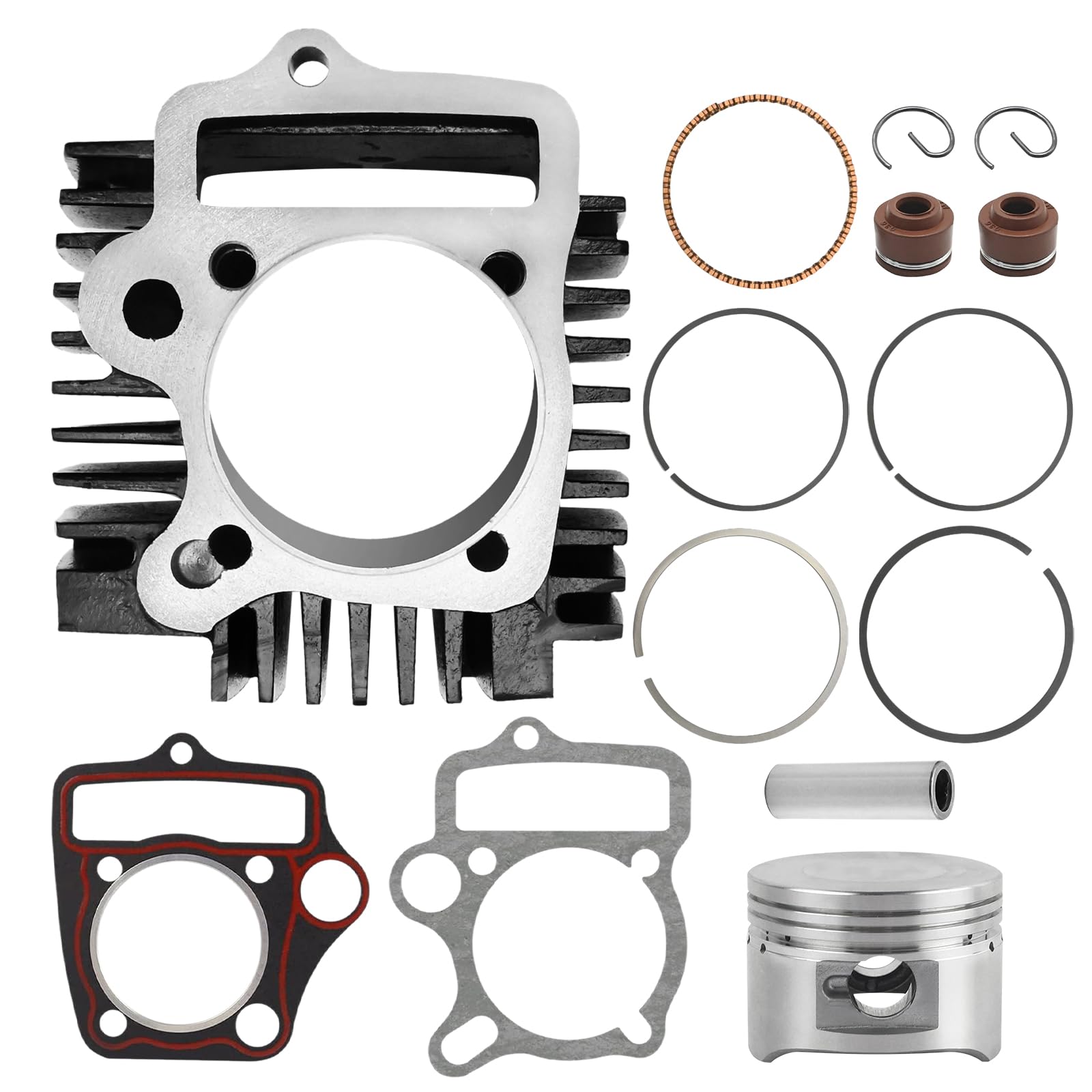Anxingo 52.4mm Engine Cylinder Big Bore Rebuild