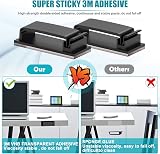 Vinabo 10x Black Nylon Cable Holder Clips Self Adhesive Cord Wire Organiser view 7