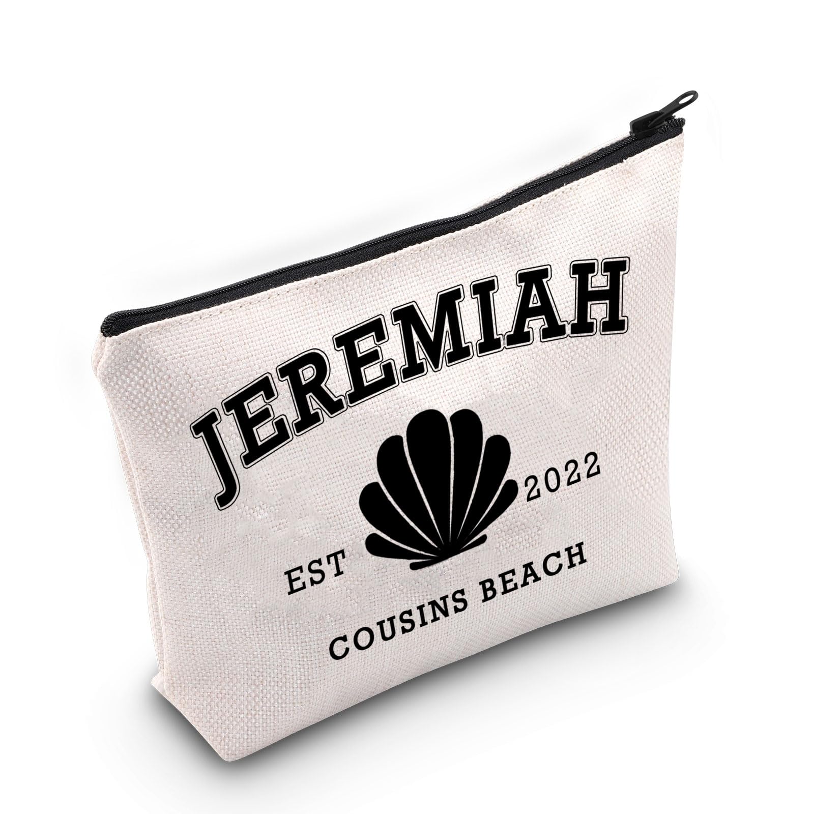 PYOUL TSITP TV Show Inspired Gift Jeremiah Conrad Belly Steven Makeup Bag Cousins Beach Cosmetic Bag TSITP Merch (Jeremiah Bag)