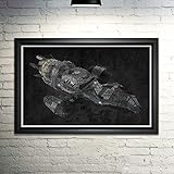 Firefly word art print 11x17" unframed | typography art | made from quotes | wall home décor | scifi | ship art