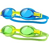 findway Kids Swim Goggles, Kids Swimming Goggles Anti-fog No Leaking Girls Boys for Age 3-12