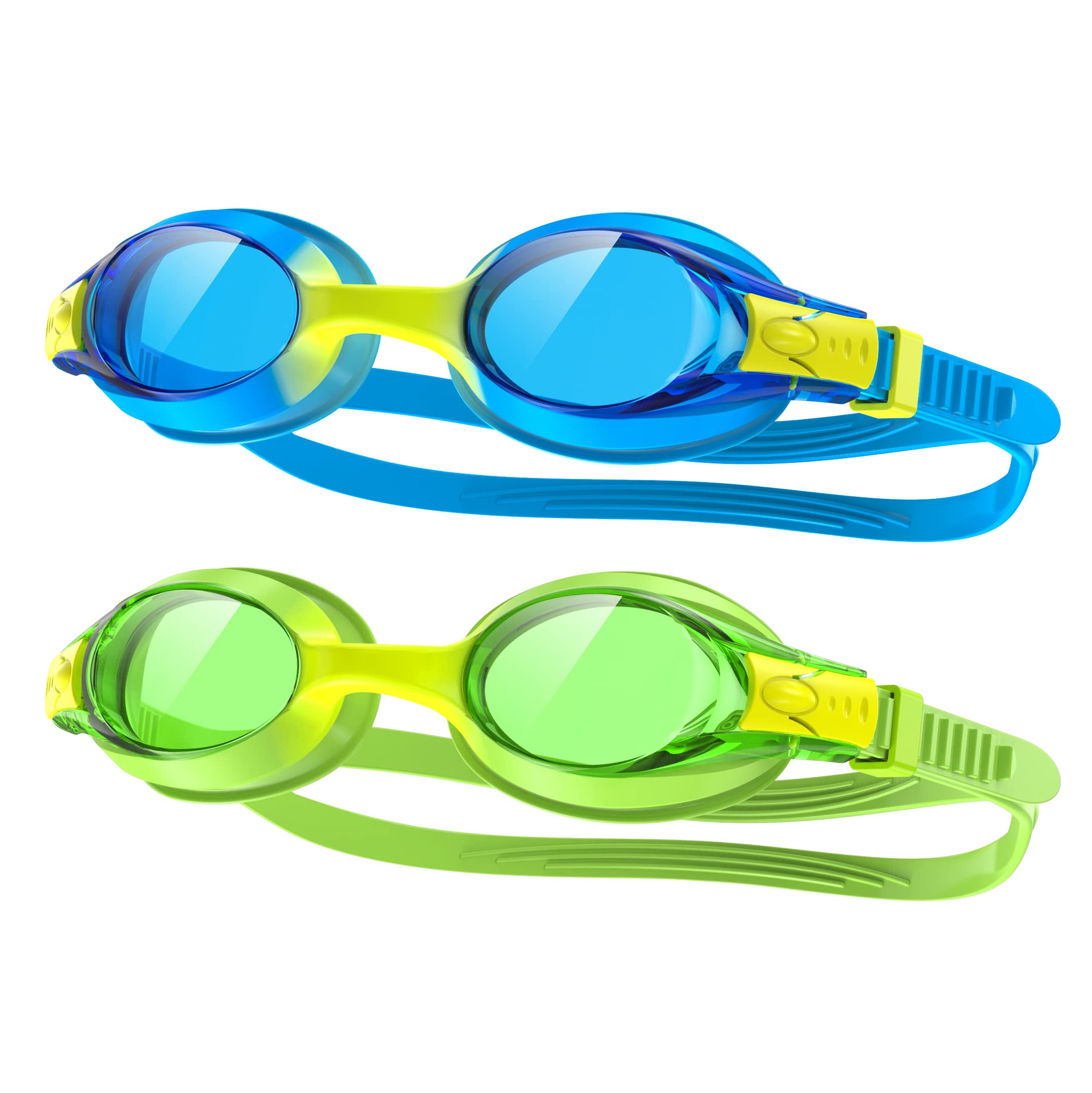 Findway Kids Swimming Goggles,Girls Boys Children Swim Goggles, Leakproof Anti Fog Lens Silicone Protection Swimming Goggles Kids for 3-14 Years Old