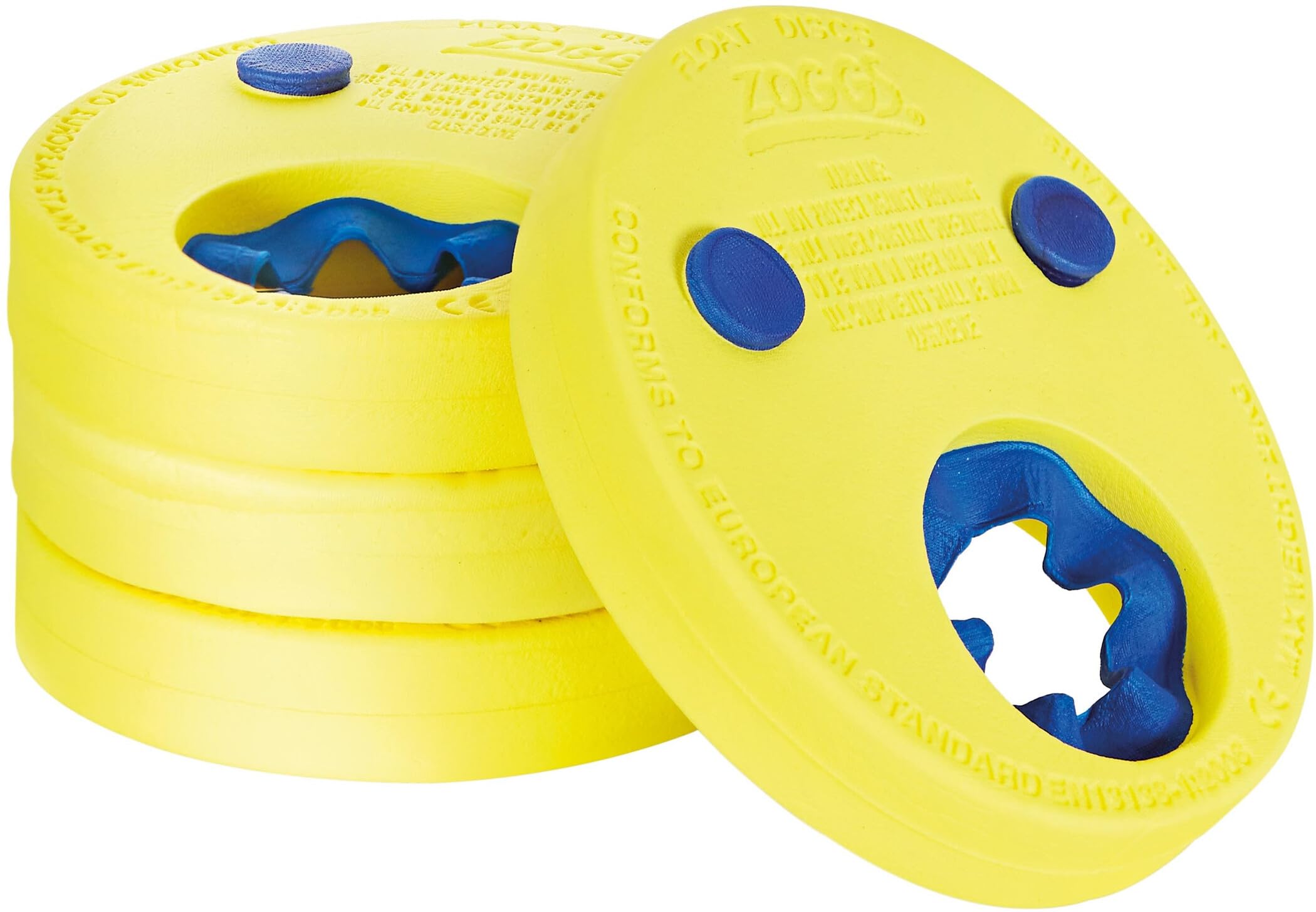 Zoggs Kids Lightweight And Comfortable Foam Float Discs Arm Bands for Swimming - 2-6 Years