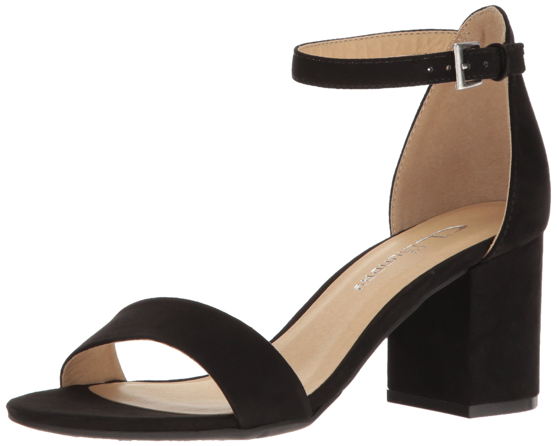 CL by Chinese Laundry Women's Jessie Block Heel Dress Sandal, Black Super Suede, 11 M US