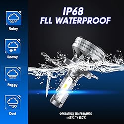H4 Light Bulb, 55000LM 1000% Super Brighter, Real