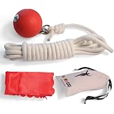 Meteor Hammer with Rubber Ball, Trational Chinese Kungfu Fighting Weapon, Martail Arts Equipement