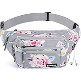 CXWMZY Fanny Packs For Women & Men Waist Pack Hip Bum Bag with Multi-Pockets Large Capacity Waterproof , for Disney Traveling Casual Cycling Running Hiking