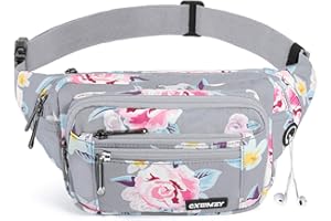 CXWMZY Fanny Packs For Women & Men Waist Pack Hip Bum Bag with Multi-Pockets Large Capacity Waterproof , for Disney Traveling Casual Cycling Running Hiking
