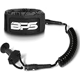 BPS New Zealand &lsquo;Storm&rsquo; PRO Bodyboard Leash &ndash; Wrist Boogie Board Leashes Premium Coiled Leash with Plug