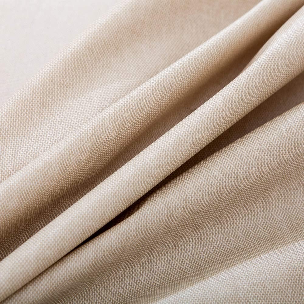 Plenmor Table Cloth Wipeable Tablecloth PVC Plastic Wipe Clean Waterproof Rectangular Table Cover Protector for Kitchen Picnic Outdoor Indoor (Beige - Image 3