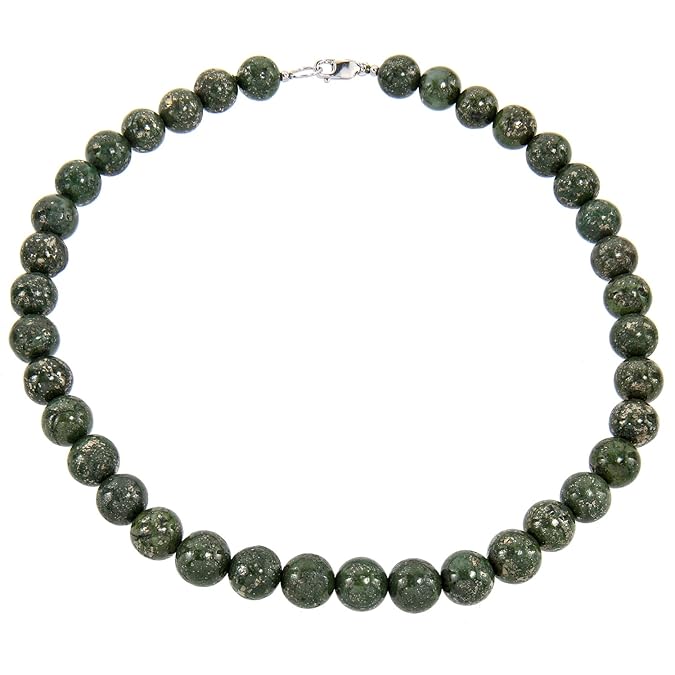 Yvesse Edelstein Halskette für Damen mit Karabiner aus 925 Sterling Silber