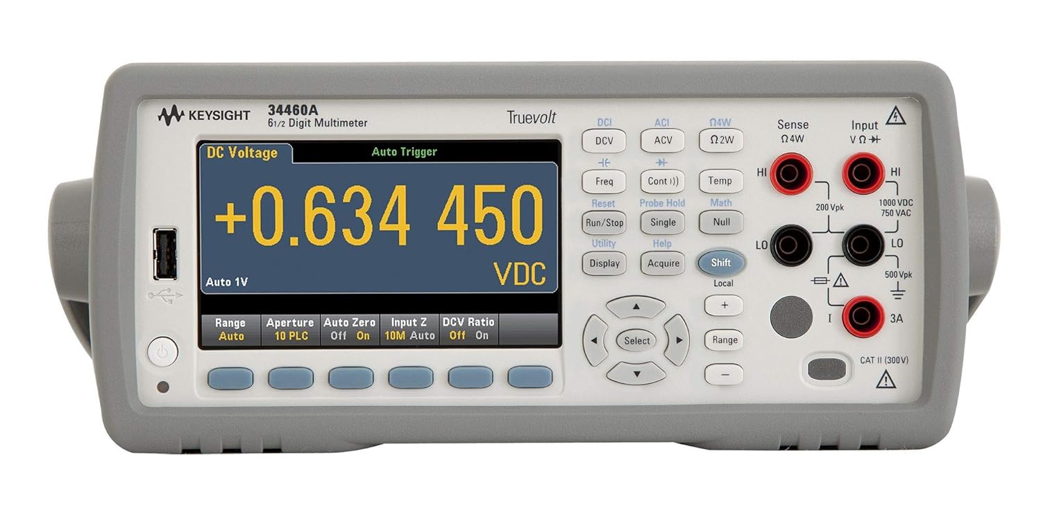 KEYSIGHT 34460A Digital Multimeter, 6 1/2 Digit, Basic Truevolt DMM