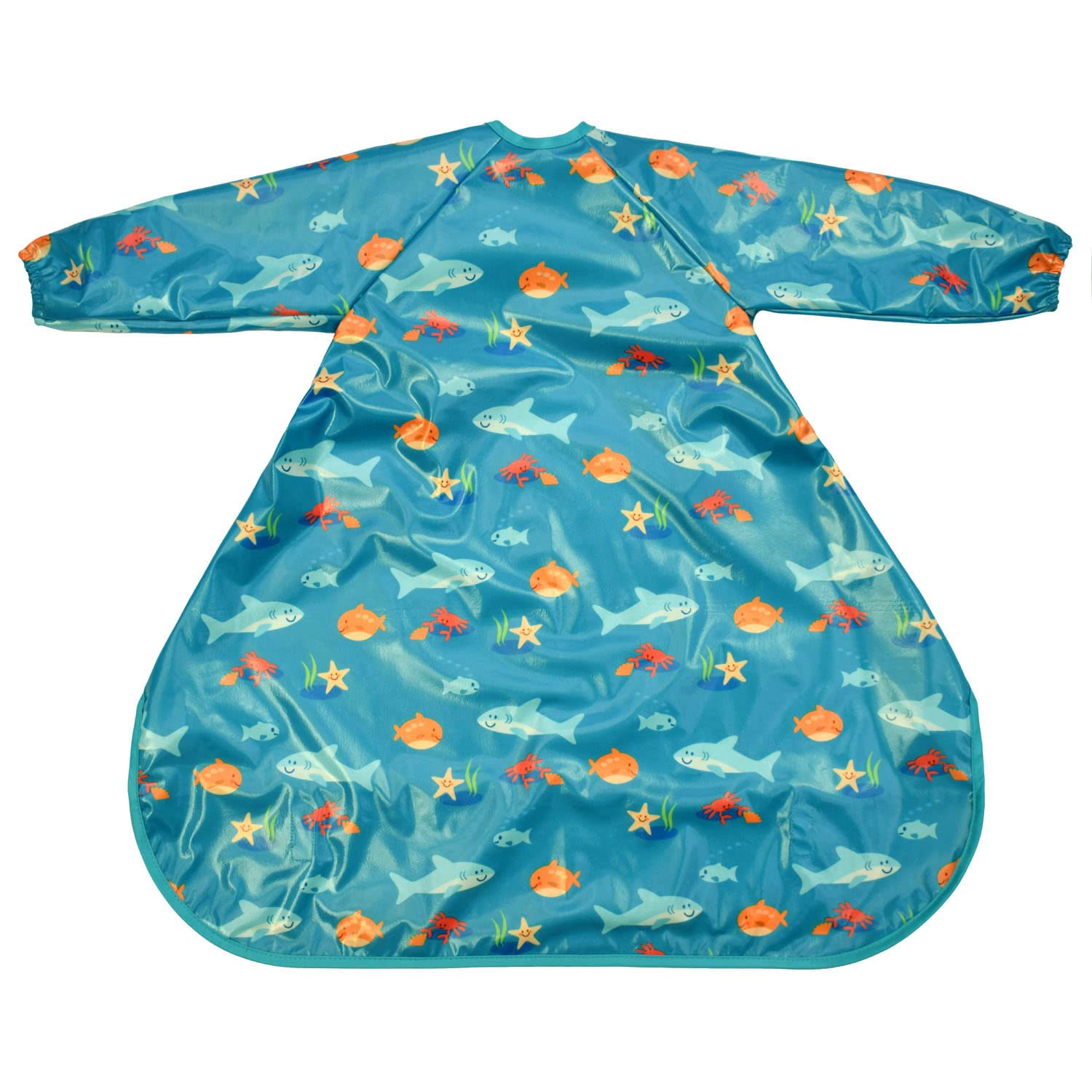 Bibetta Wipeezee Premium Weaning Bibs With Sleeves For 6 month+, Waterproof Coverall Bibs for Baby, Toddler, Boy, Girl | UK Design Eco Friendly & Durable Wipeable Bib for Highchair Feeding