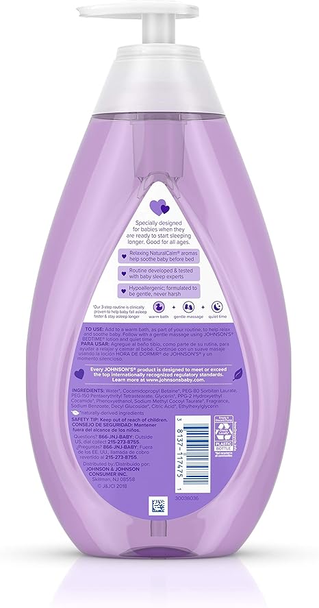 johnson and johnson nighttime baby wash