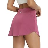 baleaf Womens Tennis Skirt Golf Skorts for Women High Waisted with Shorts Pockets Athletic Running