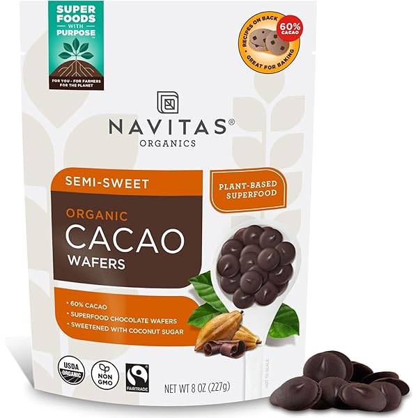 Amazon.com : Navitas Organics Organic Bittersweet Cacao Wafers