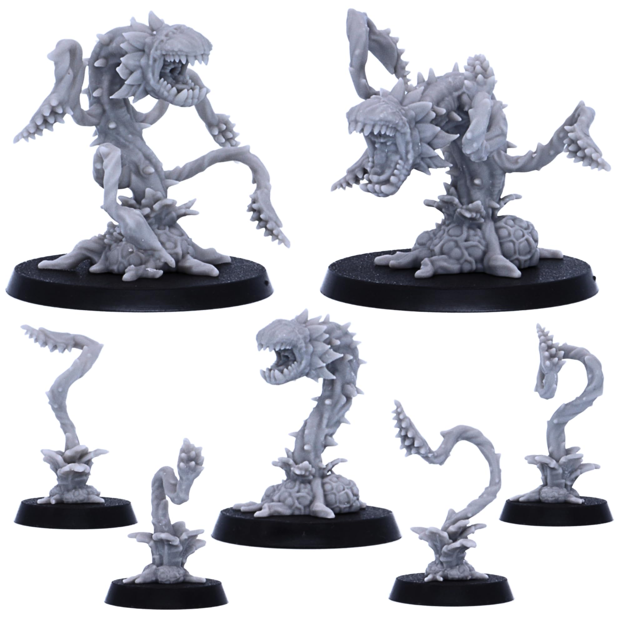 28mm scale Man Eating Plants Figure Dungeons and Dragons Miniature Gaming, Monster Fantasy Creature Role Playing Tabletop RPG Games