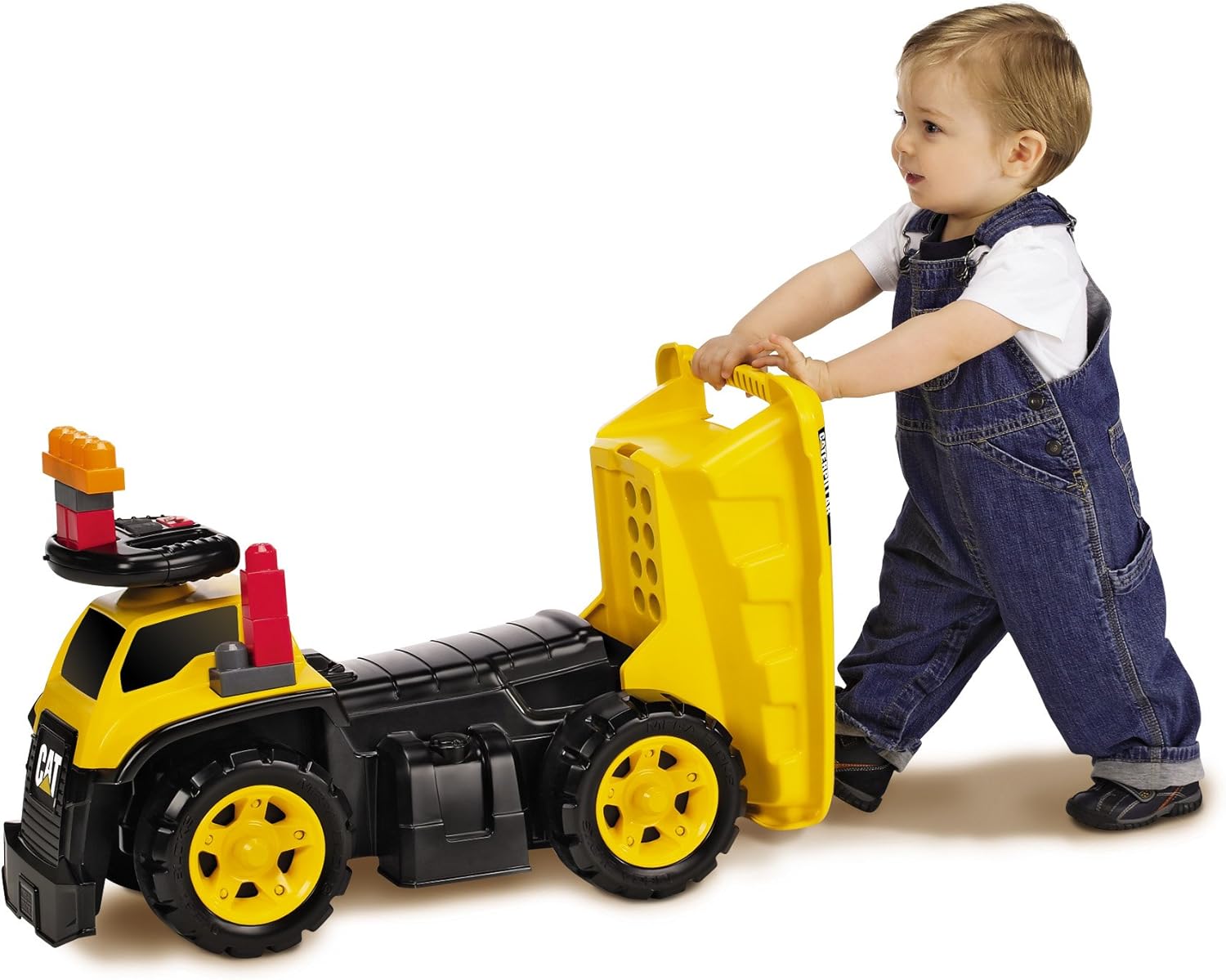 mega bloks cat ride on dump truck