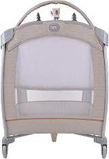Graco Contour Electra Travel Cot with Bassinet, Music, Nightlight, Fold view 7