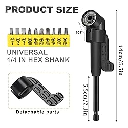 17pcs Flexible Drill Bit Extension, Include 3pcs