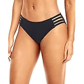 Zmart Women Strappy Bikini Bottoms Full Coverage Bathing Suit Swim Low Rise Cutout Swimsuit Bottom