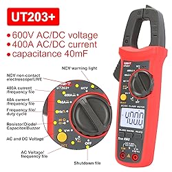 UNI-T UT203+ Digital Clamp Meter AC/DC Current Auto
