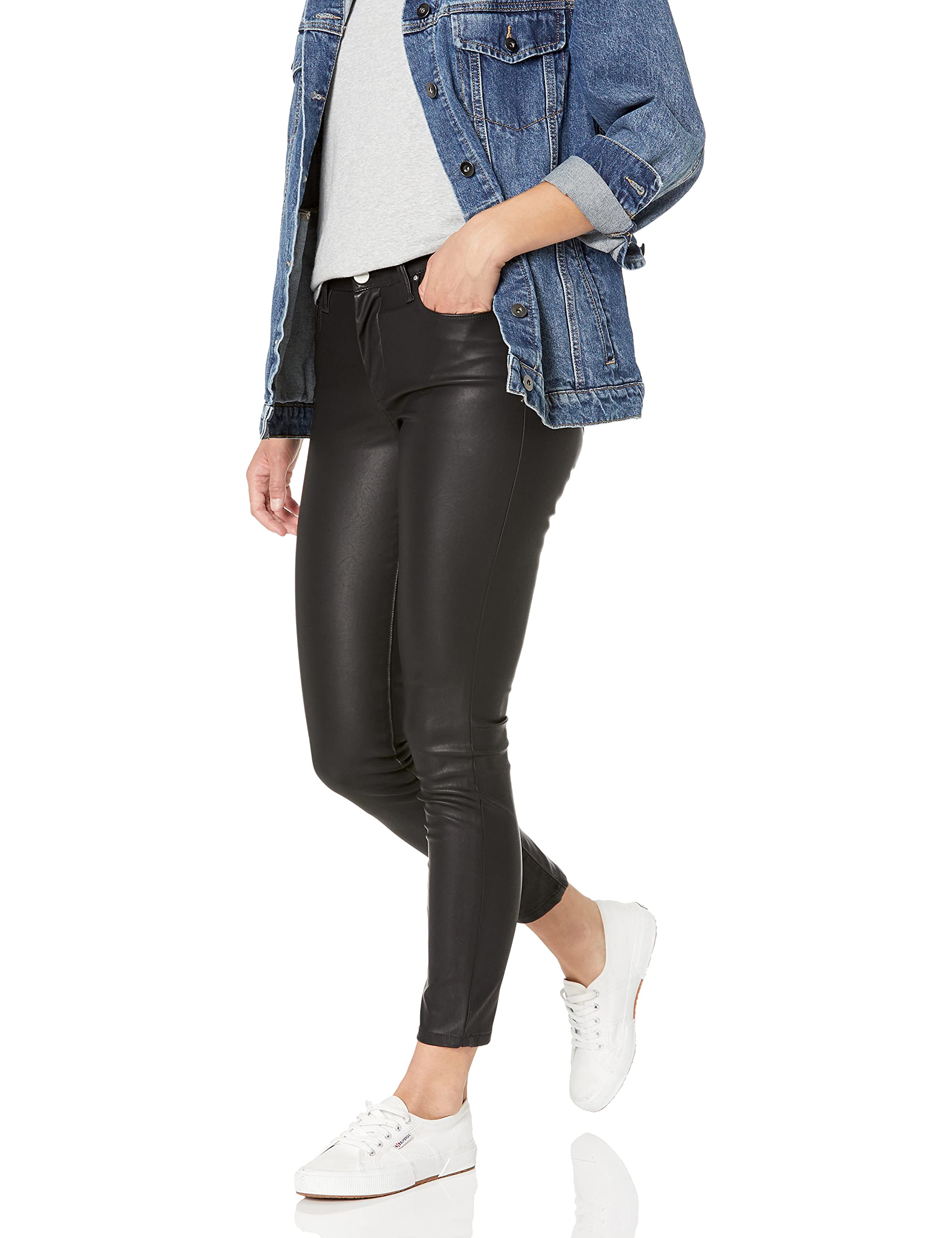Photo 1 of [BLANKNYC] Women's THE BOND Pants, -Boom Bap, 28 BLACK