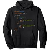 C++ Coding Programming Shirt For Programmers Pullover Hoodie