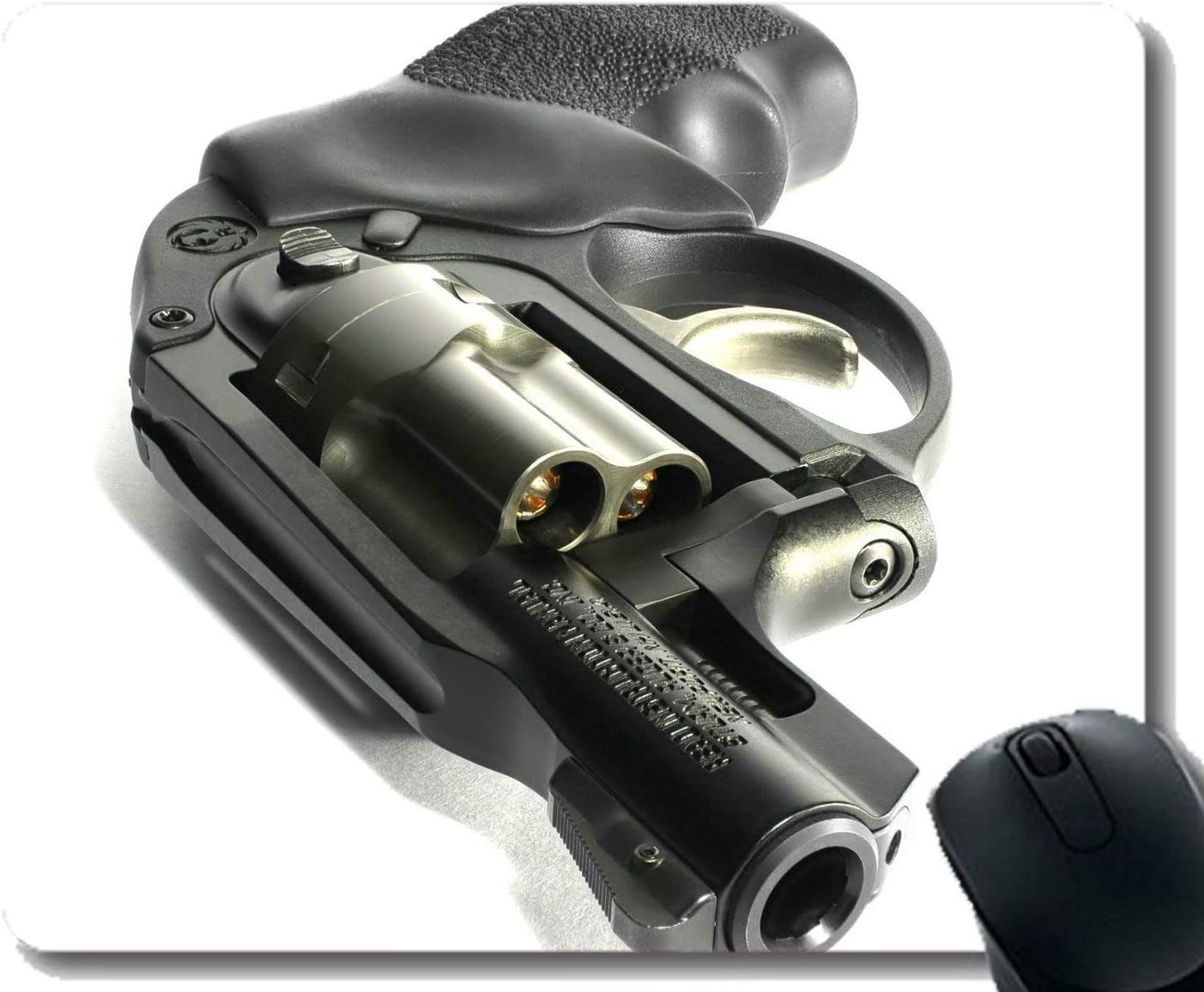 Your own Customized Mousepad,Gun Handgun Revolver Rubber Base Mouse Pads