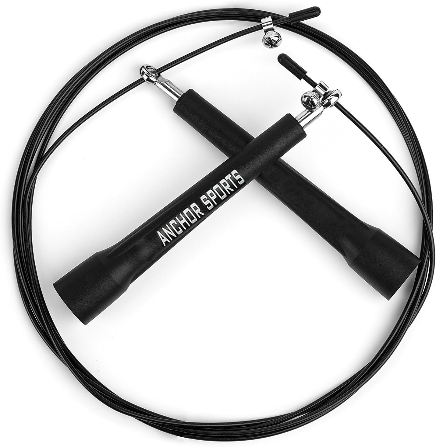 Skipping rope- best speed jump rope for fitness workouts to weight loss. Metal Steel Easily adjustable fast cable cord for mastering Double unders, double dutch exercise, crossfit, fat burning, Cardio MMA Boxing bag at outdoor or in gym for Men, Kids, children women. 100% Satisfaction Guaranteed