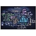 Game Hollow Posters Knight Map Of Hallownest Canvas Hanging Pictures Wall Art Decorative Poster 16x24inch(40x60cm)