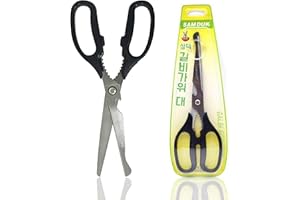SD Queen Korean BBQ Kalbi Meat Cutting Scissors Large All Purpose Stainless Steel Utility Kitchen Shears for Food