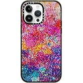 CASETiFY Impact Case for iPhone 14 Pro Max [Slim / 8.2 ft. 4X Military Grade Drop Protection/Wireless Charging Compatible] - and We Danced Our Way Home - Clear Black