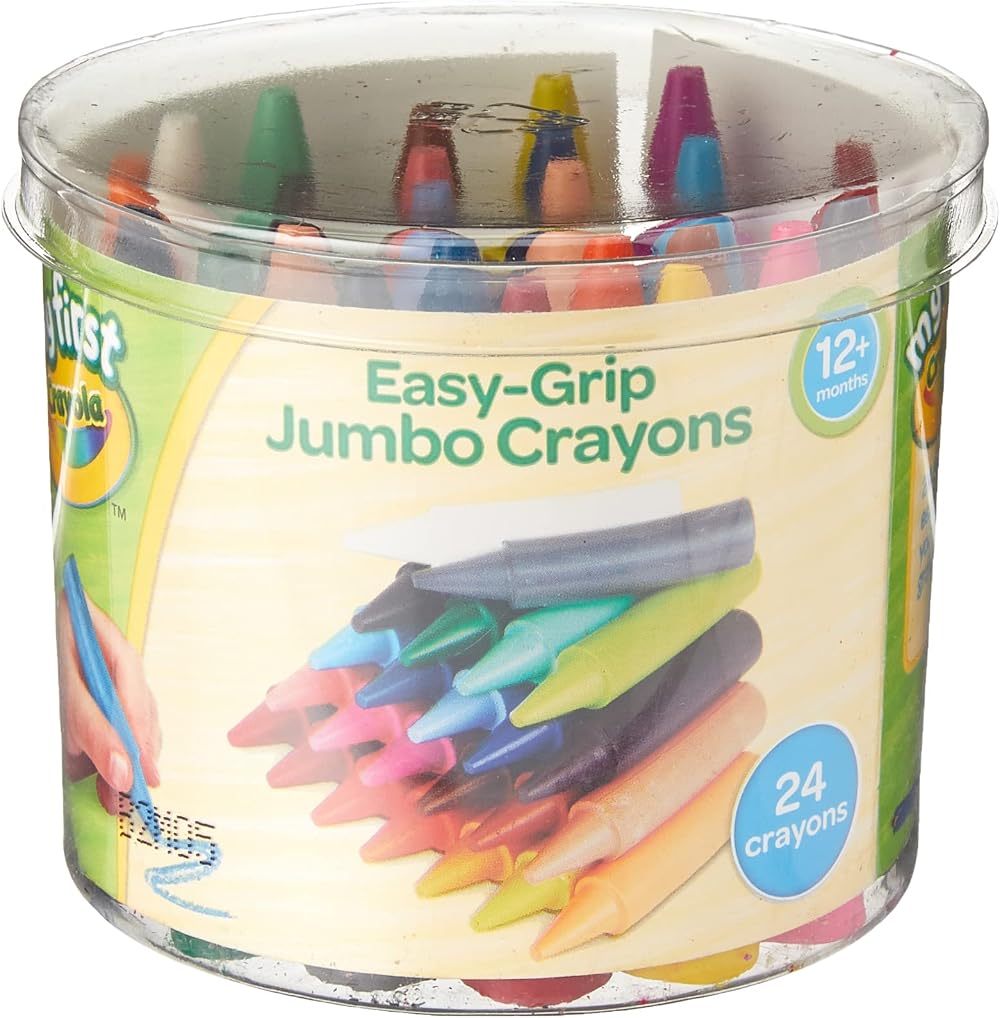 Crayola Jumbo Crayons Assorted Colors 16 Count Toddler Art Tools