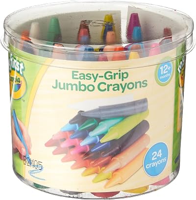 Crayola Jumbo Crayons Assorted Colors 16 Count Toddler Art Tools