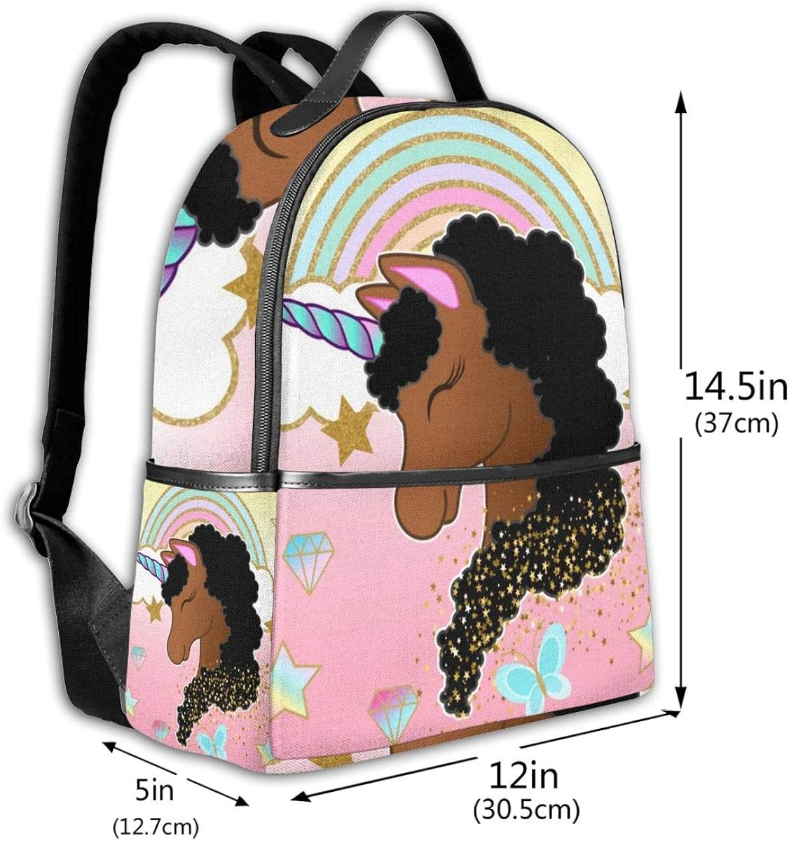 afro puff backpack