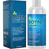 Biotin Shampoo for Hair Growth and Volume - Hair Loss for Men and Women - Natural DHT Blocker - Thickening Shampoo for Fine Hair - Pure Anti Dandruff Oils - Sulfate Free for Color Treated Hair - 16 oz