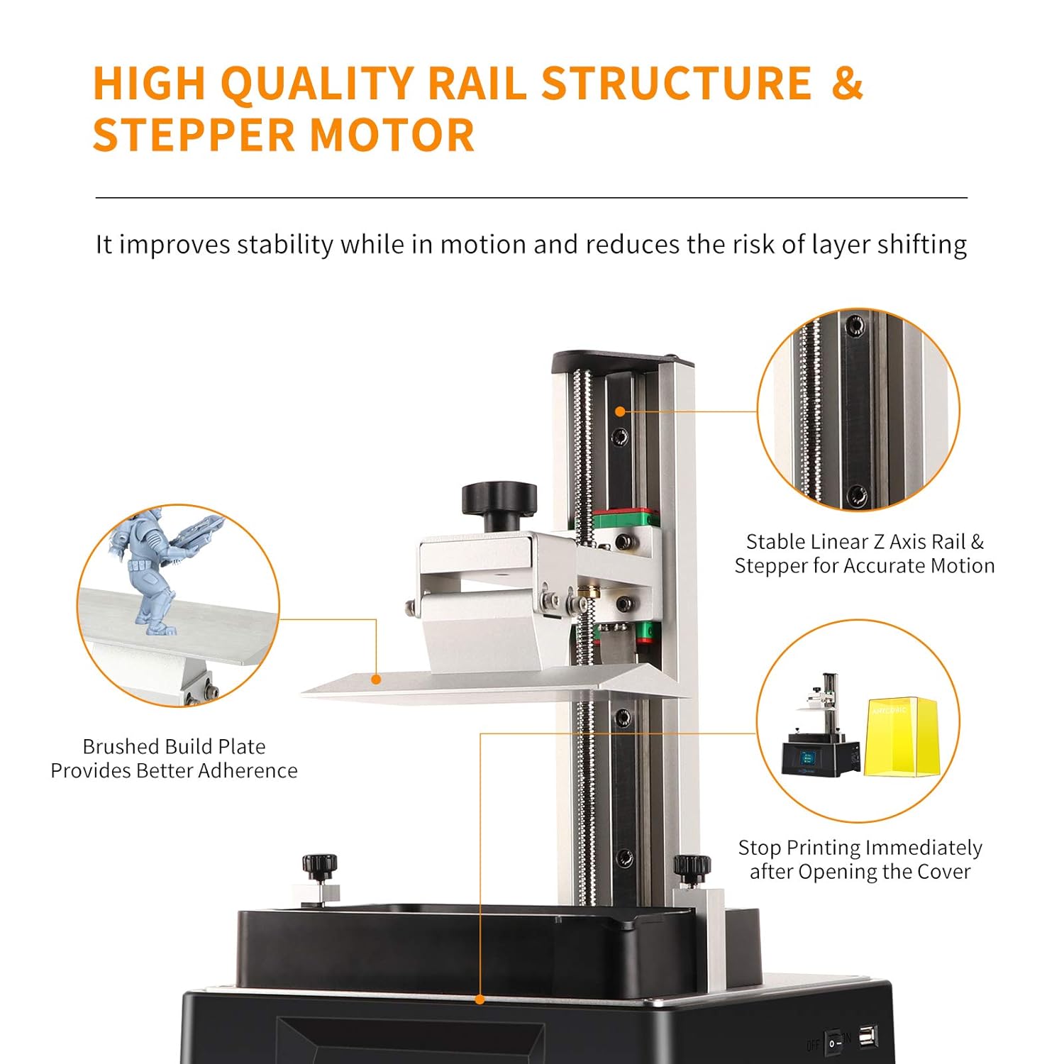 Anycubic Photon Mono Lcd 3d Printer Fast Printing Uv Photocuring Resin 3d Printer With 6 08 2k Monochrome Lcd 5 11 L X 3 14 W X 6 49 H Printing Size Amazon Com Industrial Scientific