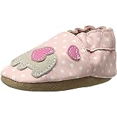 Robeez Baby Girls and Unisex Soft Soles Slip-Resistant Crib Shoes Slippers for Infant and Toddler, 0-24 Months