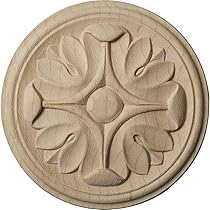 Amazon.com: Ekena Millwork ROS07X07AURW Austin Star Rosette