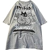 Y2k T-Shirt Cartont Short-Sleeved T-Shirt Women's Harajuku Loose Street Style Gothic Shirt Grunge Clothes