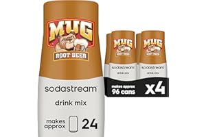 SodaStream Mug Root Beer Drink Mix (440ml, Pack of 4)