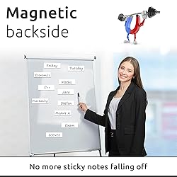 ECENCE Dry Erase Magnetic Labels 40pcs Reusable