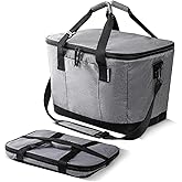CleverMade Collapsible Insulated Cooler Bag – Leakproof Soft Cooler for Beach, Travel, Car – Bottle Opener