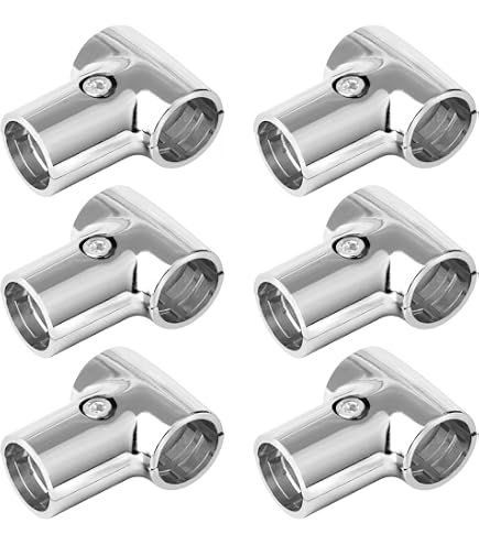 Heavy Duty 316 Marine Grade Stainless Steel Hand Rail Tee – 1-1/4 Inch, 90-Degree 3-Way Elbow, Mirror Polished 9 thumbnail image