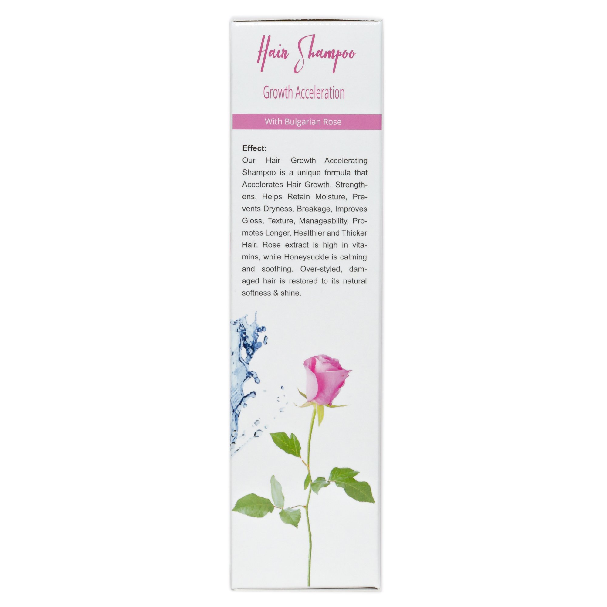 RAAM Hair Growth Accelerating Shampoo with Bulgarian Rose - Lab Test and Certified 100% Natural Product (100 ml)